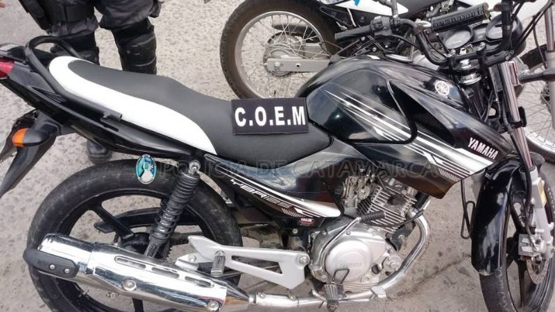 Un aprehendido y un demorado tras el secuestro de una moto robada en 2015