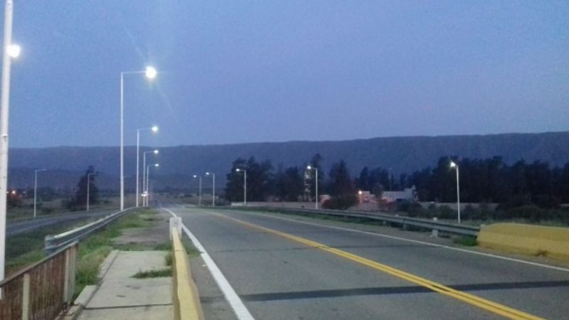 Se iluminó la circunvalación