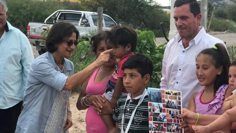Corpacci entregó viviendas rurales en Casa de Piedra, La Paz