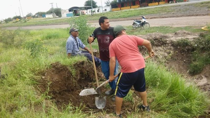 Se derrumbó la pared de una vivienda en Recreo