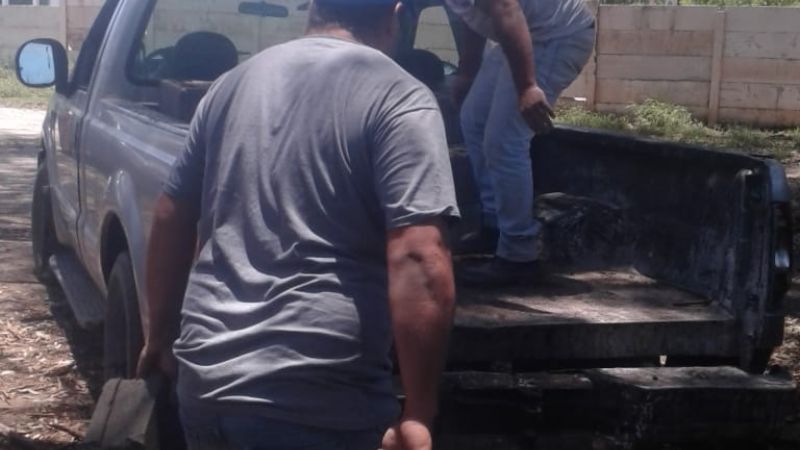 Se derrumbó la pared de una vivienda en Recreo