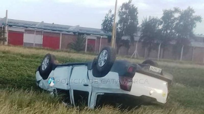 Falleció el conductor que volcó en El Pantanillo