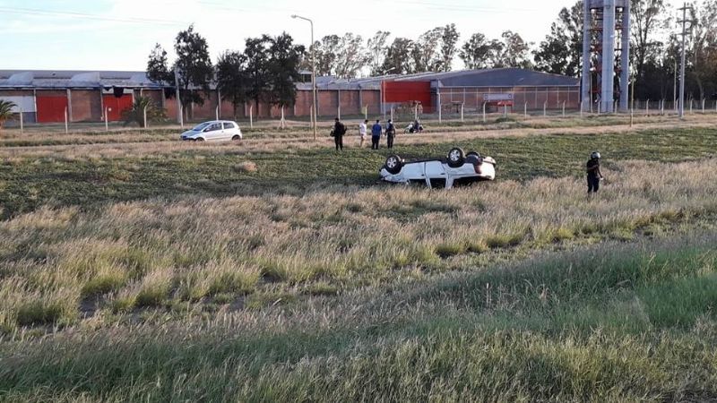 Falleció el conductor que volcó en El Pantanillo