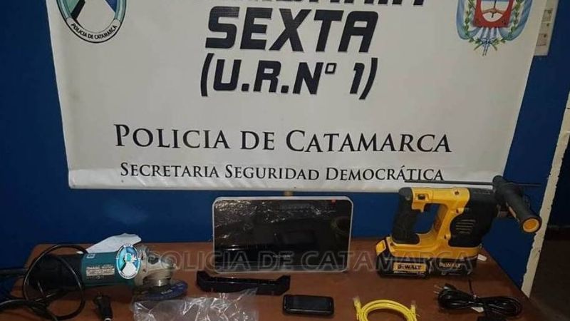 Atrapan a ladrón y recuperan elementos robados