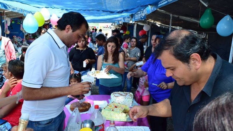Sánchez acompañó a feriantes en el aniversario de la Feria “Arcos Iris”