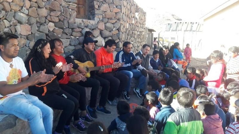 Pascual Gutiérrez anticipó la Navidad en Aguas Calientes