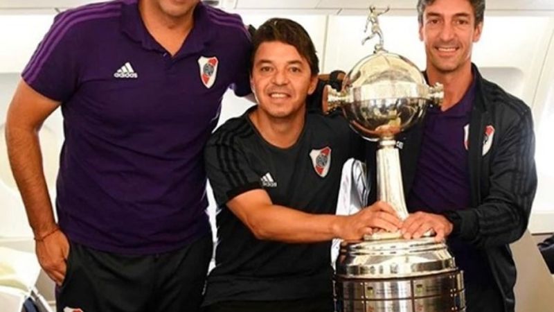 Monumental festejo de River con sus hinchas