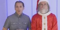 PAPA NOEL estuvo después con el presidente del PJ bonaerense.