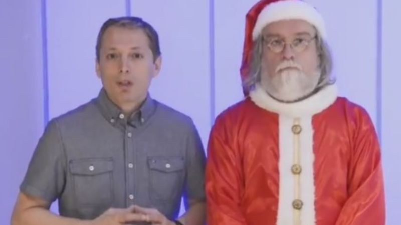 El chasco de Macri con el Papá Noel de su brindis navideño