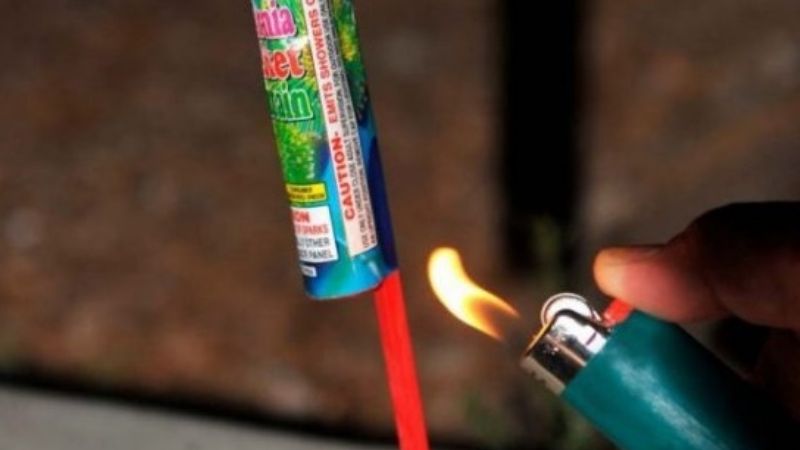 No se registraron personas heridas por la pirotecnia