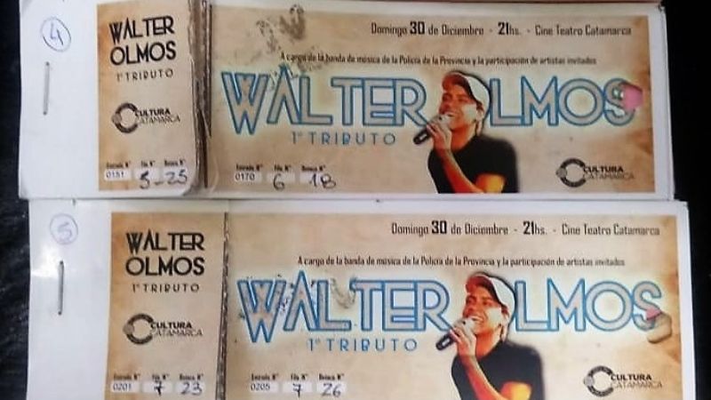 Quedan las últimas entradas para el tributo a Walter Olmos