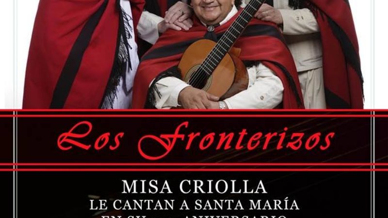 Homenaje a la Virgen de la Candelaria y festejo por los 309 años de Santa María