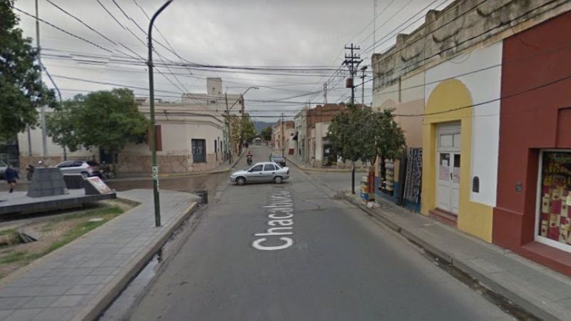 Se incendió un auto en pleno centro