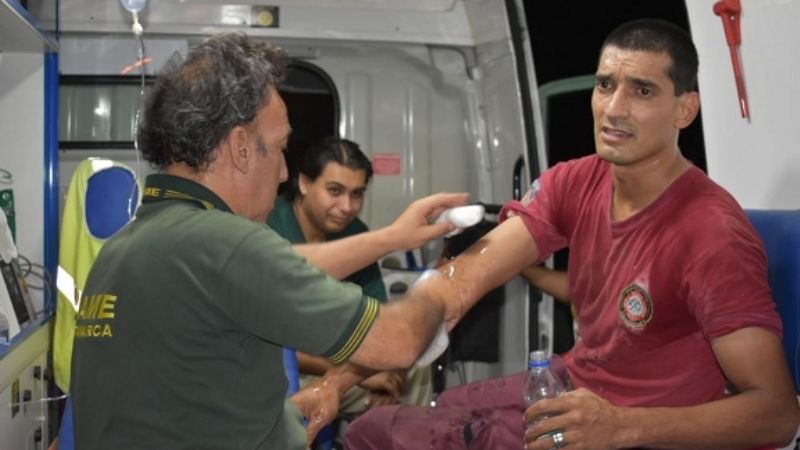 Rescataron a 3 personas en la zona de La Aguada