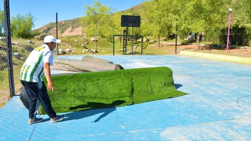 Aconquija tendrá su primera cancha de césped sintético