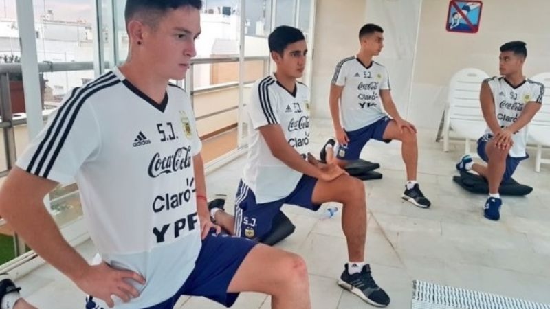 Moreno entrena con el Sub20 para el Sudamericano de Chile