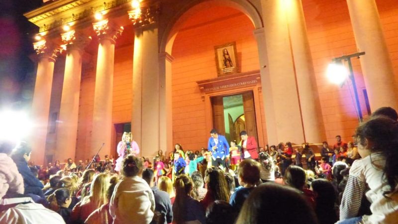 Los niños vivieron su fiesta junto a la Madre del Valle