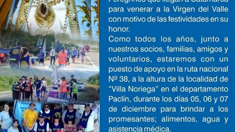 El Rotary se pone a disposición de los peregrinos