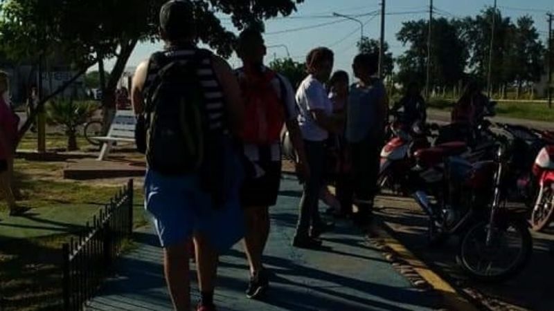 Cientos de Promesante parten desde Plazoleta Virgen del Valle
