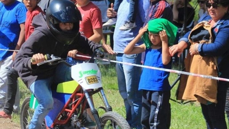 Exitosa convocatoria en las picadas de motos