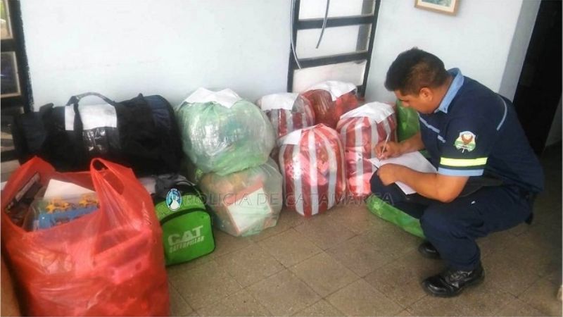 Secuestran mercadería extranjera en procedimientos en Valle Viejo y Capayán