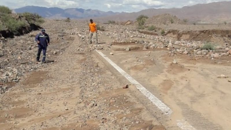 Está cortada la Ruta Nacional N°60, camino al Paso San Francisco