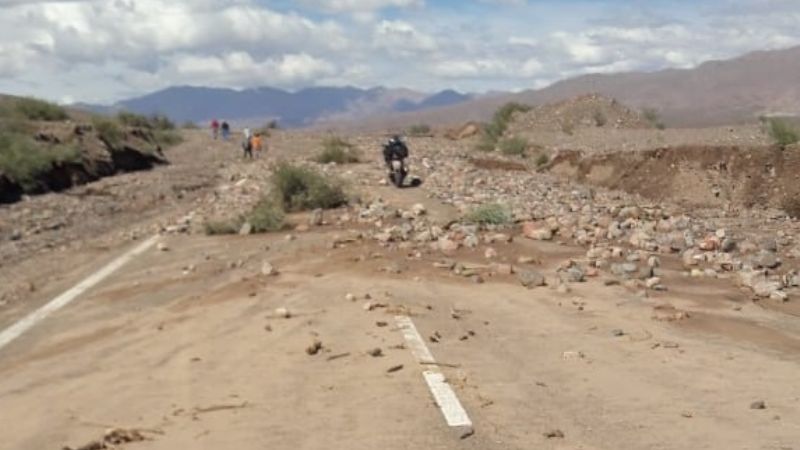 Está cortada la Ruta Nacional N°60, camino al Paso San Francisco