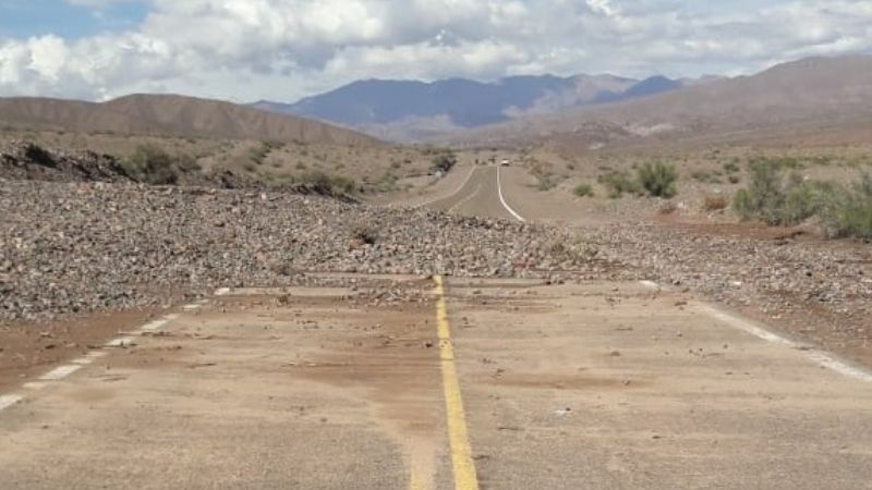 Está cortada la Ruta Nacional N°60, camino al Paso San Francisco