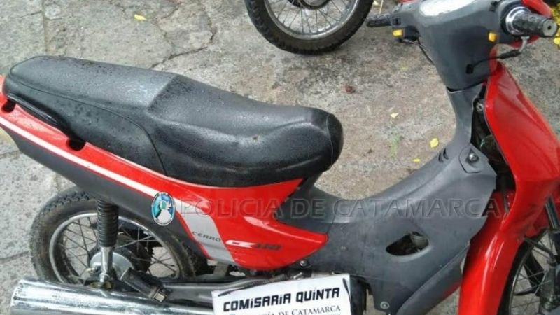 Encuentran moto abandonada