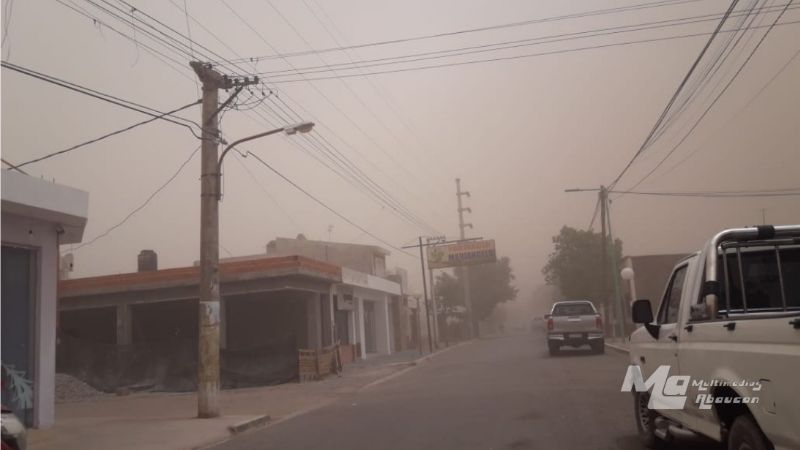 Fuerte tormenta de arena azotó a Fiambalá