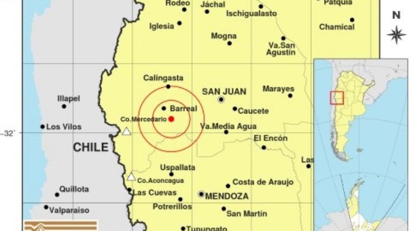 Un sismo de 5.4 sacudió a San Juan
