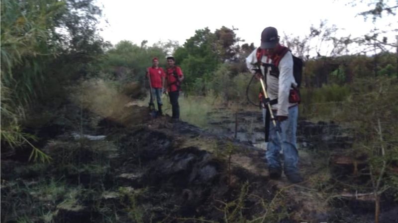 Incendio en un barrio de Fiambalá