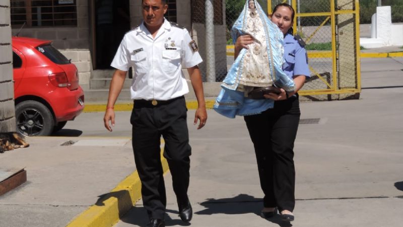 La Virgen visitó el Servicio Penitenciario
