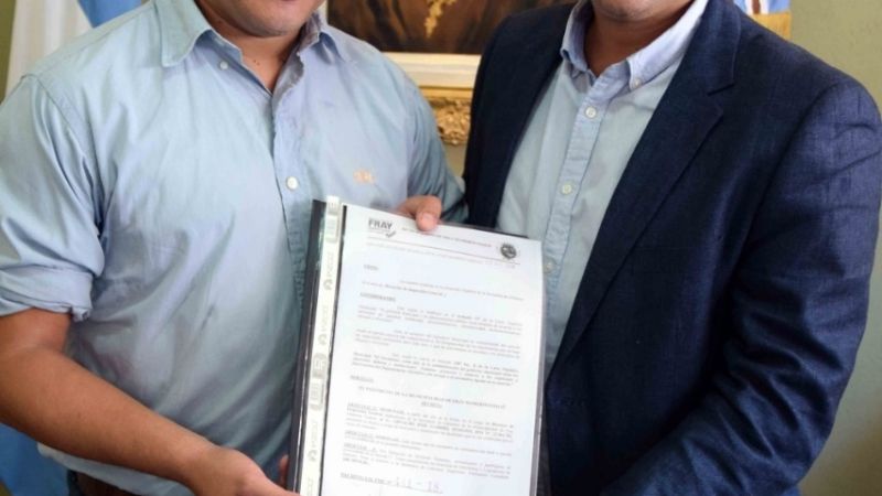 Asumió funcionario en el municipio de Fray Mamerto Esquiú