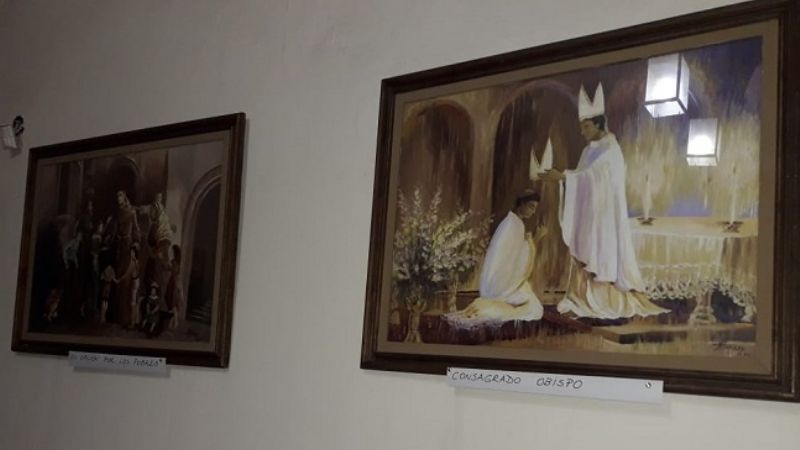 En el Calvario se exhibe la cama que le perteneció a Fray Mamerto Esquiú