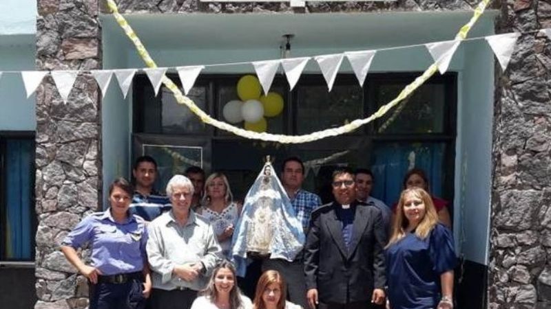 Finalizó la visita de la Virgen del Valle a las dependencias policiales