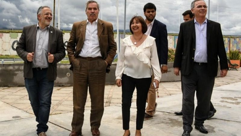 Felipe Solá fue recibido por Solá Jais