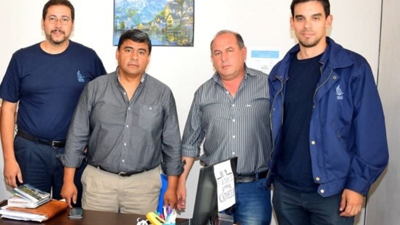 Hoffman firmó convenio con Ecogas para llevar gas natural a Chumbicha