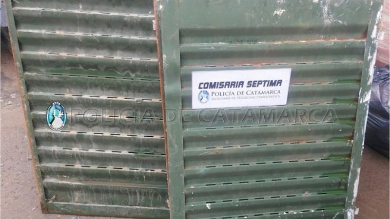 Robó persianas en el club Los Teros