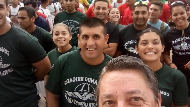 Paracaidistas corren desde Córdoba a Catamarca para honrar a la Virgen