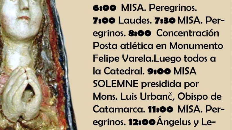 Catamarca se apresta a vivir el cierre de las fiestas marianas
