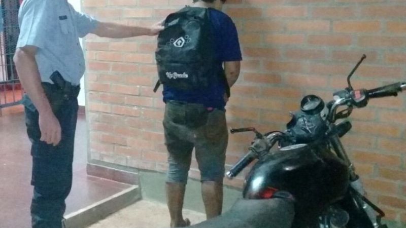 Detenido por robar un casco