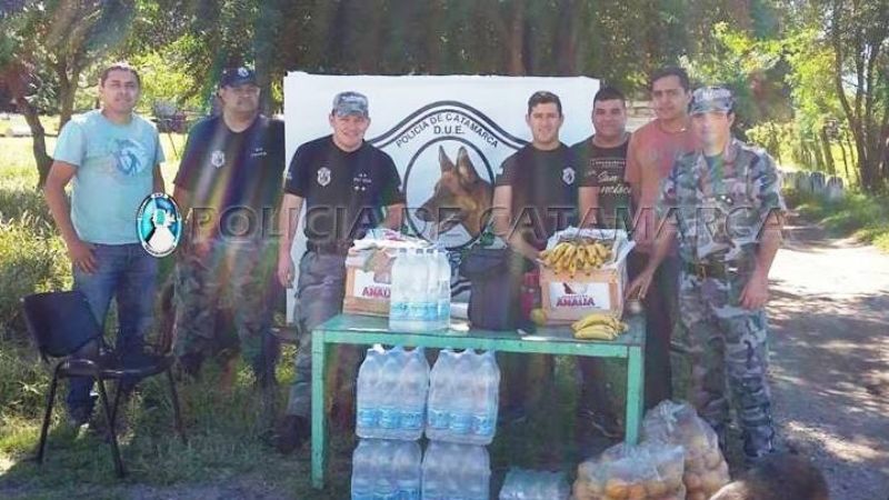 Policías se suman para asistir a peregrinos de la Virgen