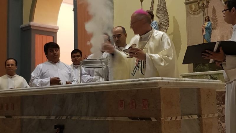 El Obispo consagró el altar y dedicó el remodelado templo de Andalgalá