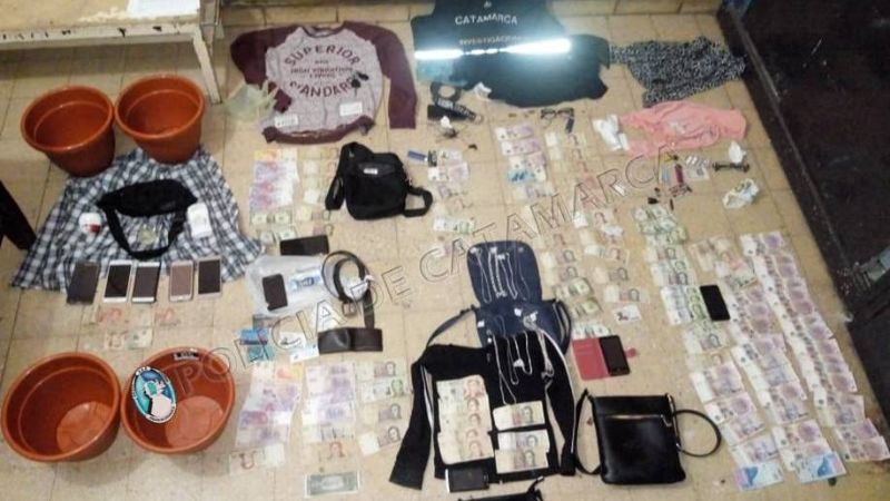 Aprehenden a seis tucumanos por numerosos robos a peregrinos