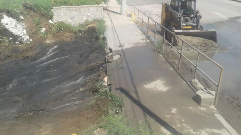 Operativo de limpieza y desmalezamiento en la ciudad