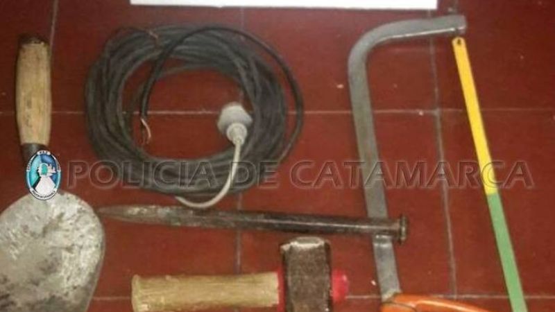 Aprehenden a un joven por el robo y venta de varias herramientas