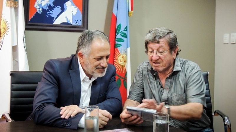 El periodista Carlos Barrionuevo en el Senado