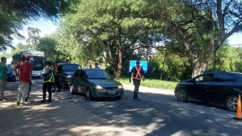 Gran cantidad de rodados retenidos en distintos controles