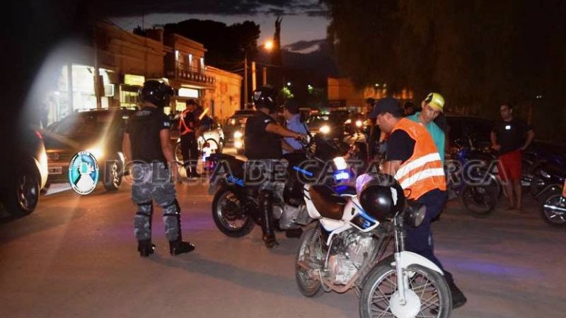 En megaoperativo retienen 79 vehículos en Tinogasta